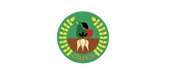 Logo with a green background and a horse figure