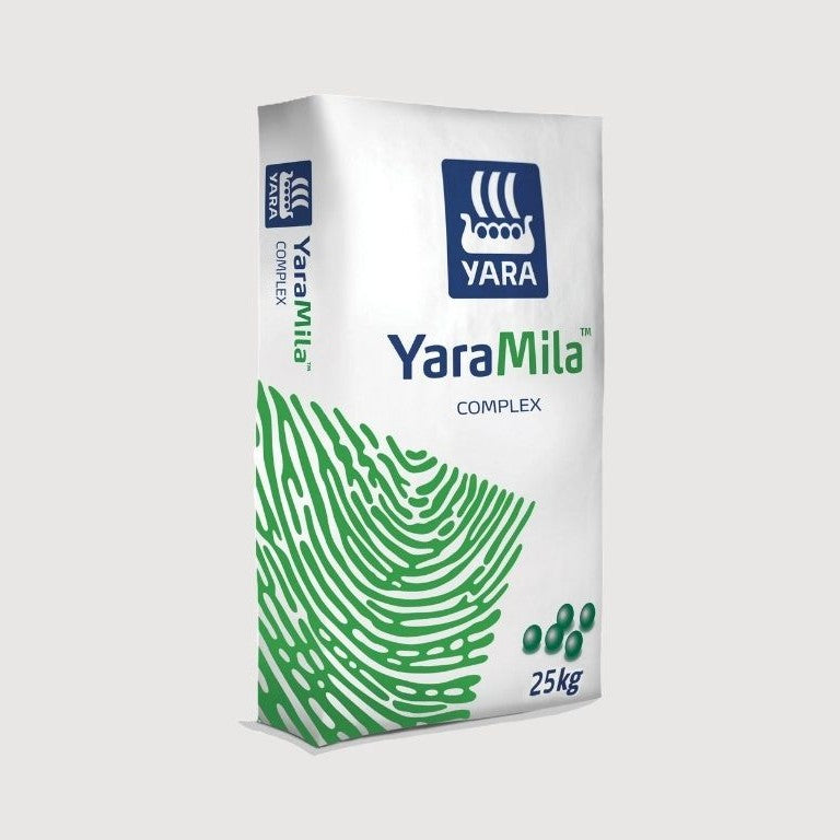 Photo of Yara Complex by Green Farm Seeds — featuring a bag of Fertiliser, shown in White, Green and Blue suitable for Agriculture 